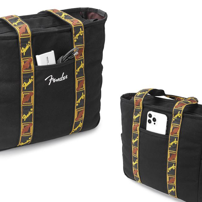 最大44% 3/1まで フェンダー トートバッグ メンズ レディース モノグラムストラップ 肩掛け 大きめ 大容量 軽量 ファスナー付き A4 Fender 950-6003 | Fender | 09