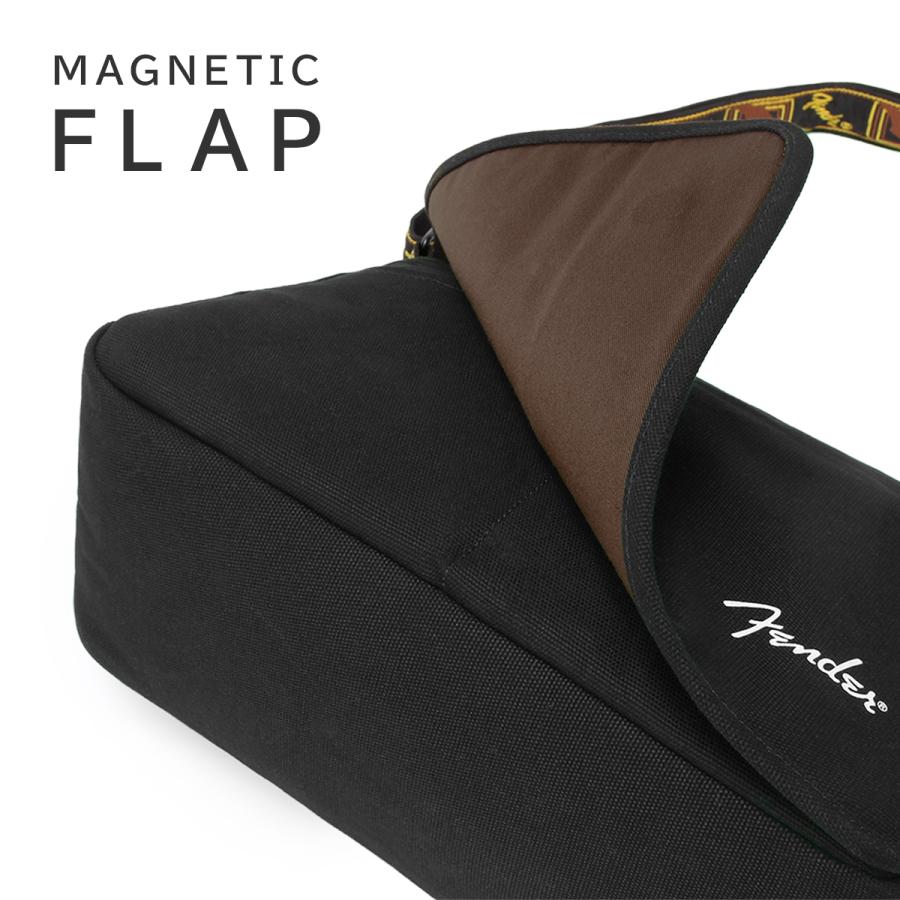 最大42% 12/28限定 フェンダー ショルダーバッグ メンズ レディース ブランド 大容量 大きめ 斜めがけ フラップ開閉 モノグラムストラップ A4 Fender 950-6004 | Fender | 13