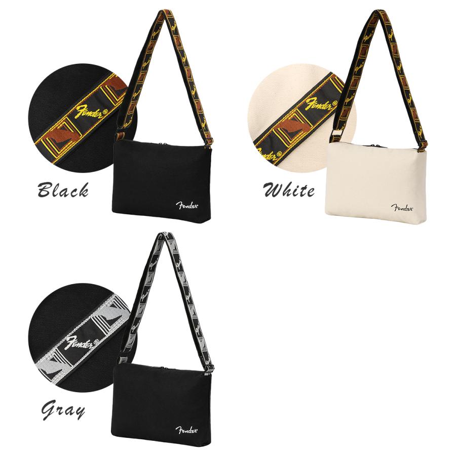 最大42% 12/28限定 フェンダー ショルダーバッグ サコッシュ メンズ レディース ブランド 軽量 薄型 スリム 斜めがけ モノグラムストラップ A4 Fender 950-6005 | Fender | 05