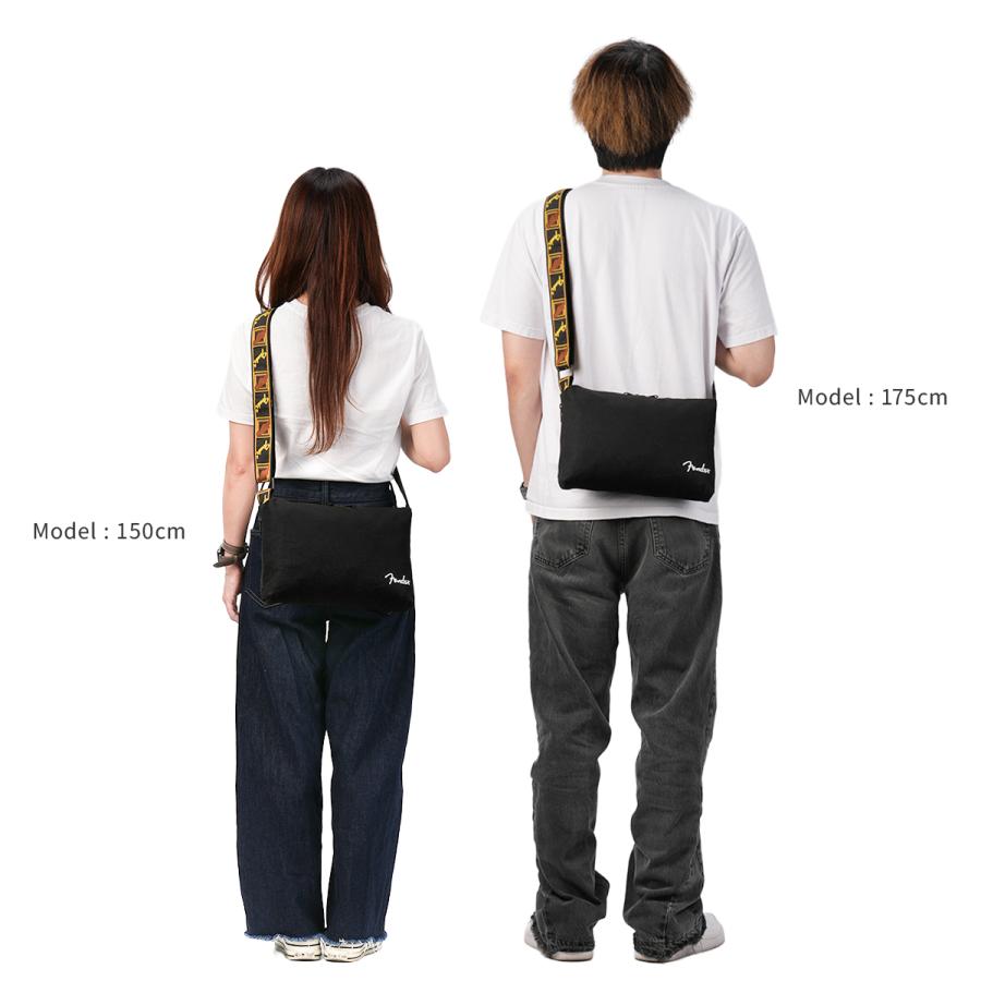 最大42% 1/18限定 フェンダー ショルダーバッグ サコッシュ メンズ レディース ブランド 軽量 薄型 スリム 斜めがけ モノグラムストラップ A4 Fender 950-6005 | Fender | 07