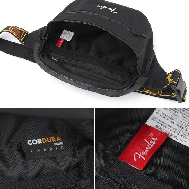 最大44% 3/1まで フェンダー ボディバッグ ウエストバッグ メンズ レディース ブランド モノグラムストラップ コーデュラ 軽量 Fender 950-6051 | Fender | 12