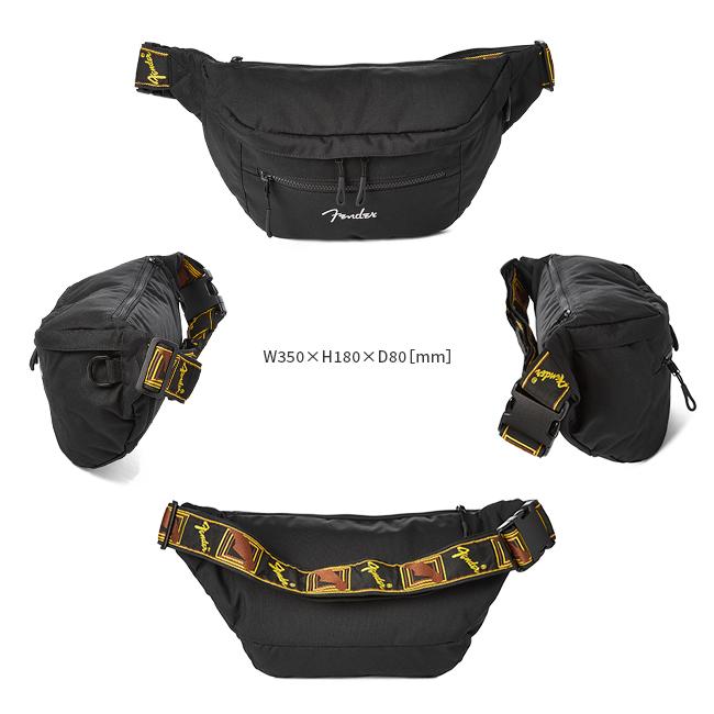フェンダー ボディバッグ ウエストバッグ メンズ レディース ブランド モノグラムストラップ コーデュラ 軽量 Fender 950-6051 | Fender | 06
