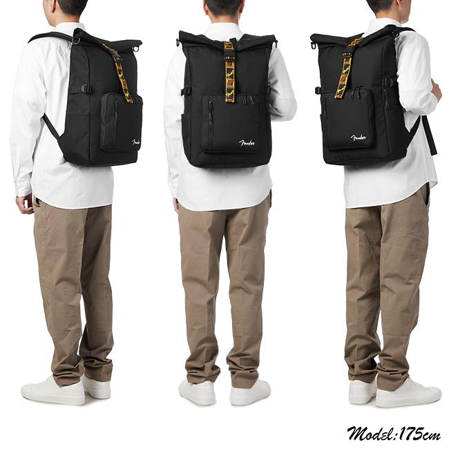 最大40% 4/1限定 フェンダー リュック メンズ レディース ブランド 通学 軽量 大容量 大きめ かぶせタイプ ロールトップ コーデュラ Fender 950-6056 | Fender | 08