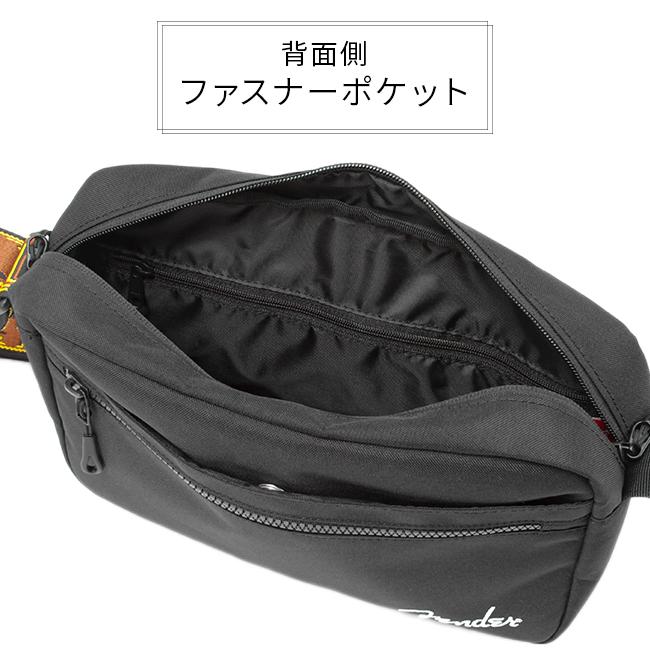 最大41% 9/8限定 フェンダー ショルダーバッグ メンズ レディース ブランド モノグラムストラップ 軽量 横型 小さめ 斜めがけ A5 Fender 950-6059 | Fender | 08