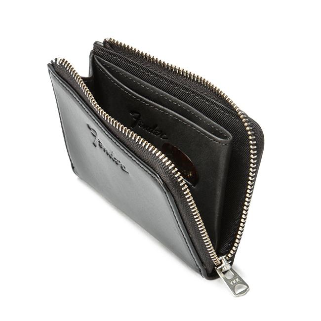 最大53% 3/1まで フェンダー ミニ財布 コインケース メンズ レディース ブランド 本革 国産レザー L字ファスナー ギターピック付属 Fender 950-700 | Fender | 07
