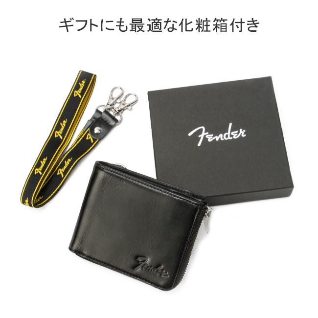 最大42% 8/11限定 フェンダー 二つ折り財布 メンズ レディース ブランド 本革 国産レザー L字ファスナー ミドルウォレット ピック付属 Fender 950-702 | Fender | 17