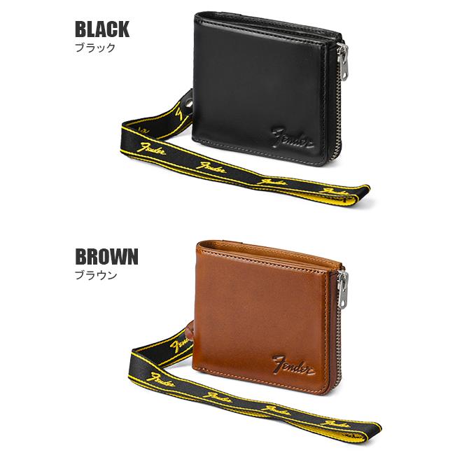 最大51% 4/28から フェンダー 二つ折り財布 メンズ レディース ブランド 本革 国産レザー L字ファスナー ミドルウォレット ピック付属 Fender 950-702 | Fender | 04