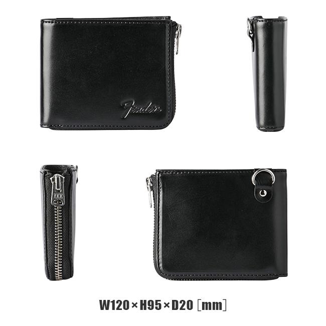 最大41% 1/25限定 フェンダー 二つ折り財布 メンズ レディース ブランド 本革 国産レザー L字ファスナー ミドルウォレット ピック付属 Fender 950-702 | Fender | 05