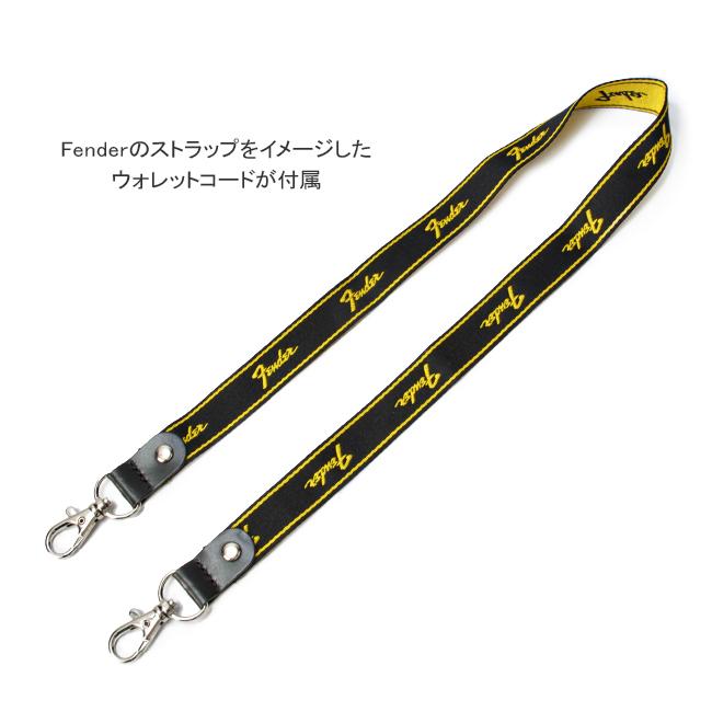 最大50% 3/25限定 フェンダー 二つ折り財布 ミドル財布 メンズ レディース 本革 国産レザー ラウンドファスナー ギターピック付属 Fender 950-703 | Fender | 16