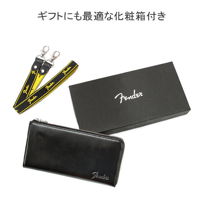 Fender（フェンダー） 長財布 メンズ レディース ブランド 大容量 本革