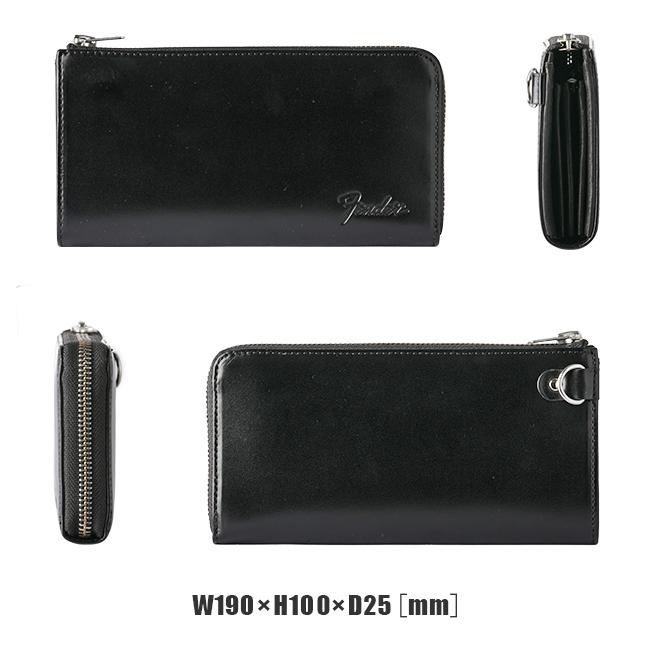 最大50% 1/25限定 フェンダー 長財布 メンズ レディース ブランド 大容量 本革 国産レザー ロングウォレット L字ファスナー ギターピック Fender 950-704 | Fender | 05