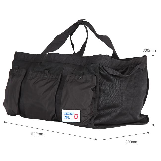 LUGGAGE LABEL 2WAY バッグ　黒 JET-BLACK(ジェットブラック) 2WAY OVERNIGHT BRIEFCASE | 吉田カバン