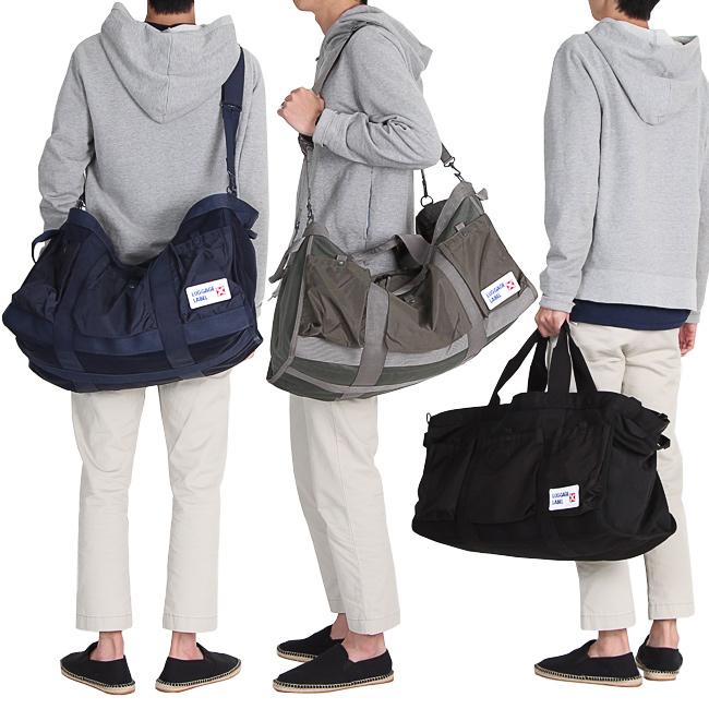 ラゲッジレーベル 2wayショルダーバッグ ボストン ビジネス 旅行 大容量 LUGGAGE LABEL ラゲッジ レーベル カーゴ 2WAYボストンバッグ 967