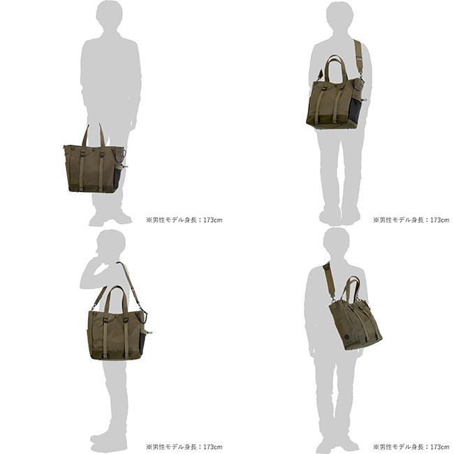極美品】吉田カバンPOTR RIDE WAISTバック／オリーブグリーン耐水 POTR ライド ウエストバッグ 997-26858 RIDE WAIST BAG ボディバッグ