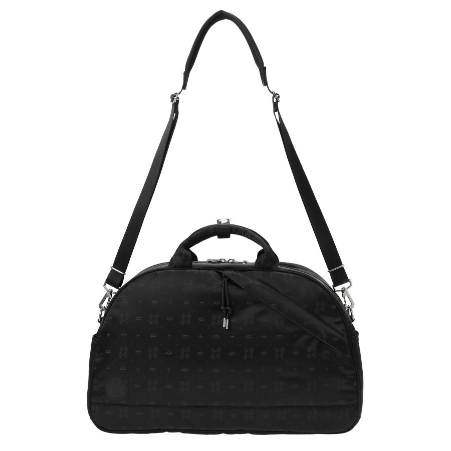モノグラム柄ボストンバック AZUL BY MOUSSY モノグラム柄ボストンバッグ BLK -靴＆ファッション