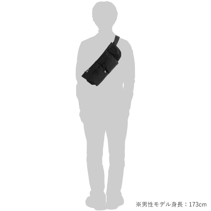 POTR モノグラム ウエストバッグ 998-19807 MONOGRAM 吉田カバン 日本製 軽量 薄型 薄マチ 大容量 大き目 ボディバッグ メンズ レディース ブランド | POTR | 13