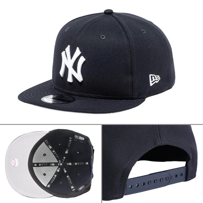 最大41% 10/20限定 ニューエラ キャップ 9FIFTY メンズ レディース ニューヨーク・ヤンキース ロゴ フラットバイザー アジャスタブル 帽子 定番 NEW ERA | 9TWENTY | 16