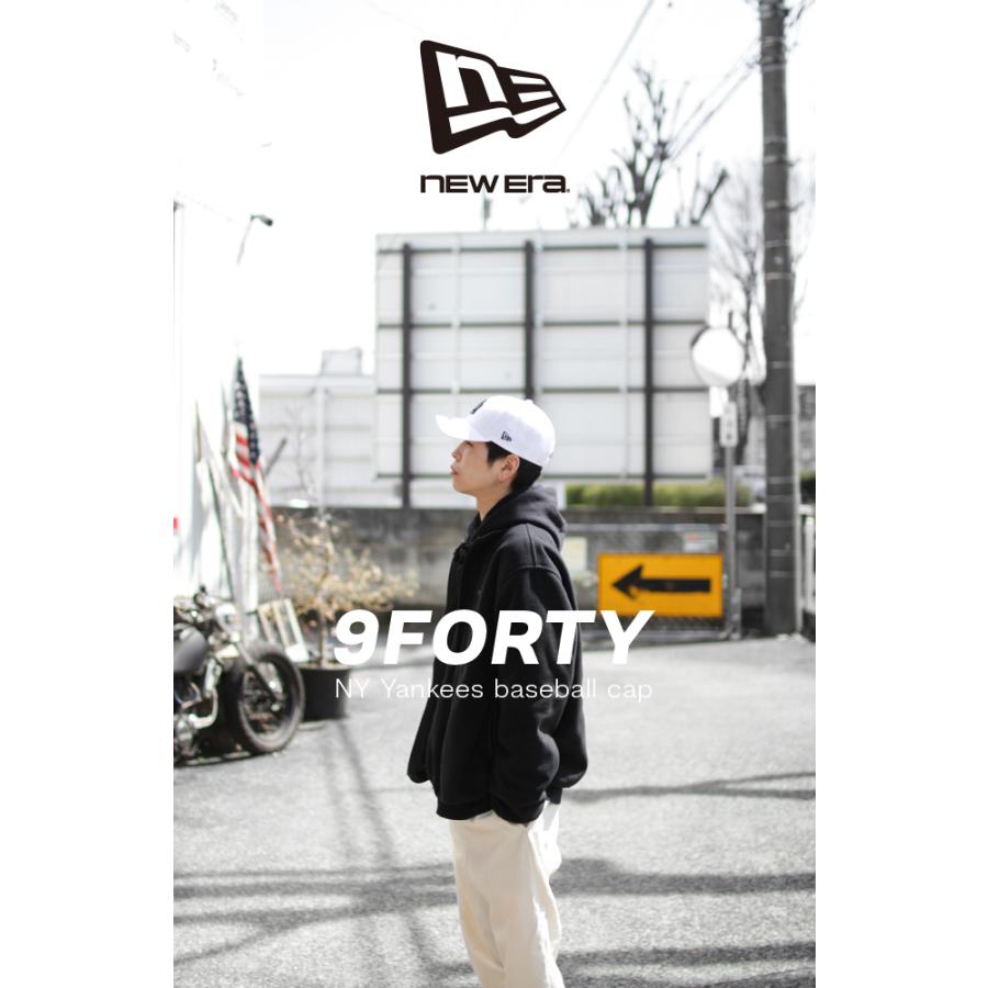 最大40% 4/1限定 ニューエラ キャップ 9FORTY 帽子 ベースボールキャップ メンズ レディース ニューヨーク・ヤンキース ロゴ アジャスター NEW ERA | 9FORTY | 23