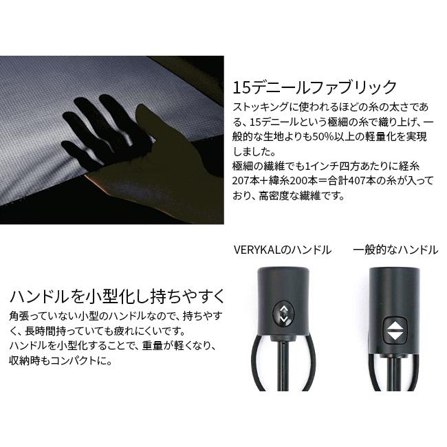 バグスロウ×アンベル ベリカル 折りたたみ傘 自動開閉 ワンタッチ 軽量 耐風 丈夫 A1553 | Amvel | 11