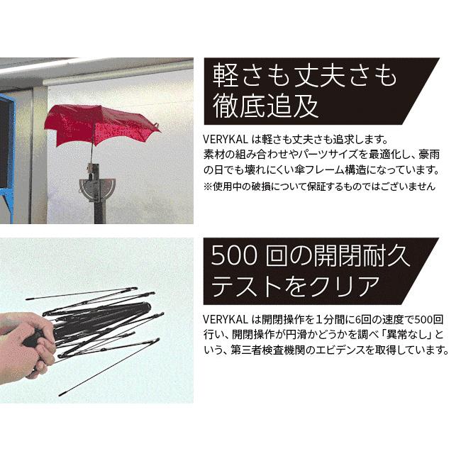 バグスロウ×アンベル ベリカル 折りたたみ傘 自動開閉 ワンタッチ 軽量 耐風 丈夫 A1553 | Amvel | 12