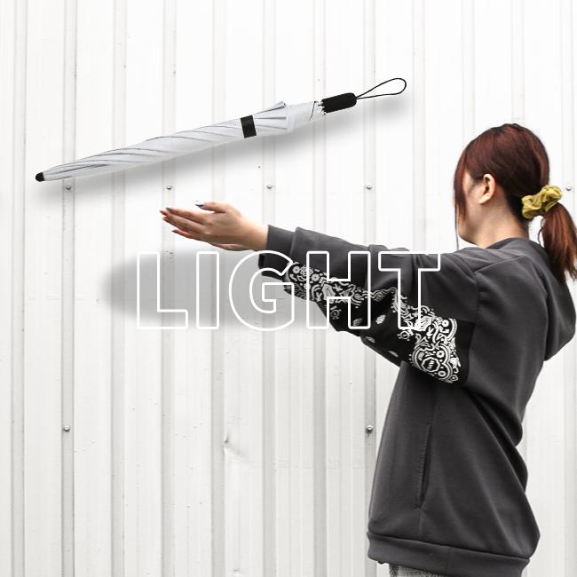 バグスロウ×アンベル カルクト 長傘 晴雨兼用 完全遮光 遮熱 UVカット ヒートブロック bugSlaw A1563 | Amvel | 16