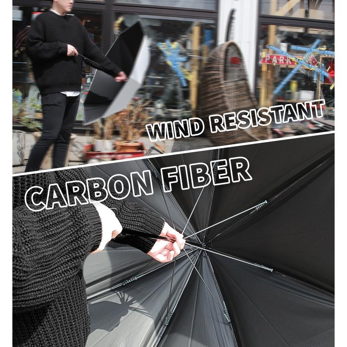 バグスロウ×アンベル カルクト 長傘 晴雨兼用 完全遮光 遮熱 UVカット ヒートブロック bugSlaw A1563 | Amvel | 17