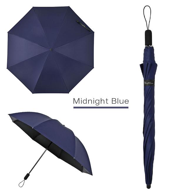 バグスロウ×アンベル カルクト 長傘 晴雨兼用 完全遮光 遮熱 UVカット ヒートブロック bugSlaw A1563 | Amvel | 21