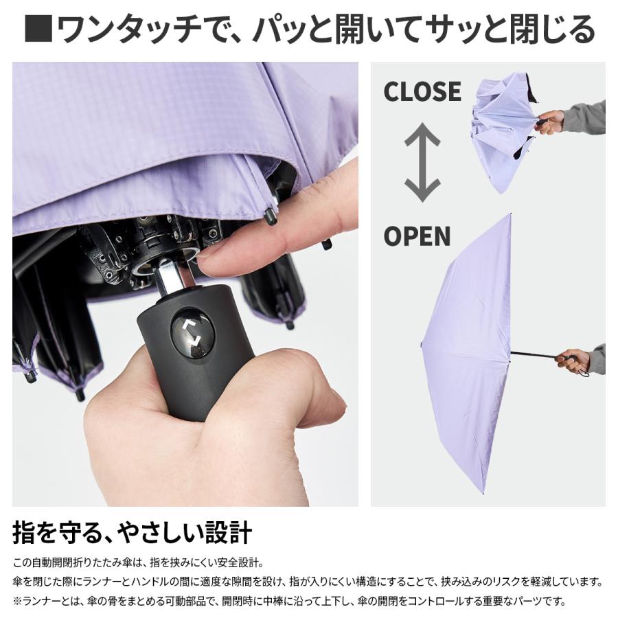 バグスロウ×アンベル ベリカル ヒートブロック 折りたたみ傘 晴雨兼用 自動開閉 日傘 A1569 | Amvel | 18
