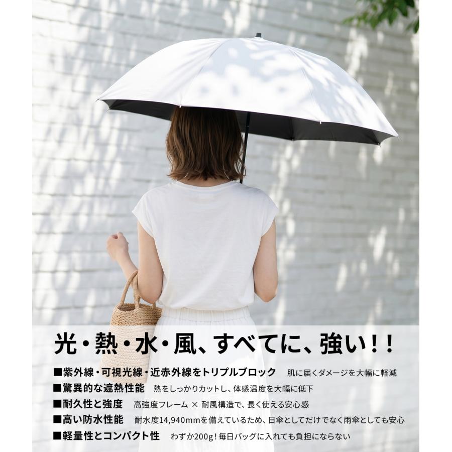 最大42% 5/21限定 バグスロウ アンベル カルクト ヒートブロック 長傘 晴雨兼用 日傘 軽量 完全遮光 遮熱 UVカット bugSlaw HEATBLOCK A1570 | ブランド登録なし | 14