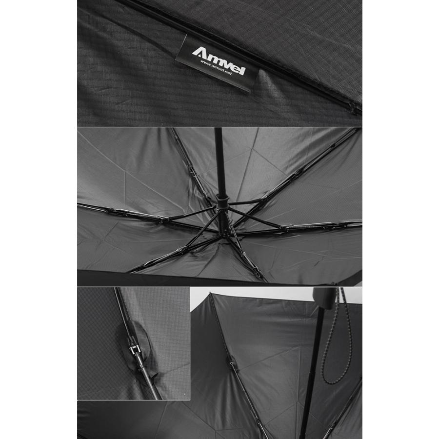 バグスロウ×アンベル ベリカルフラット 折りたたみ傘 自動開閉 6本骨 軽量 スリム Amvel VERYKAL Flat bugSlaw A2750 | Amvel | 22