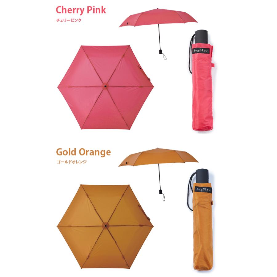 バグスロウ×アンベル ベリカルフラット 折りたたみ傘 自動開閉 6本骨 軽量 スリム Amvel VERYKAL Flat bugSlaw A2750 | Amvel | 09