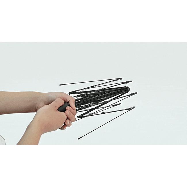 バグスロウ×アンベル 折りたたみ傘 晴雨兼用 自動開閉 軽量 ベリカルラージ フラット bugSlaw A2755 | Amvel | 16