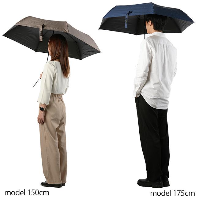 バグスロウ×アンベル 折りたたみ傘 晴雨兼用 自動開閉 軽量 ベリカルラージ フラット bugSlaw A2755 | Amvel | 19