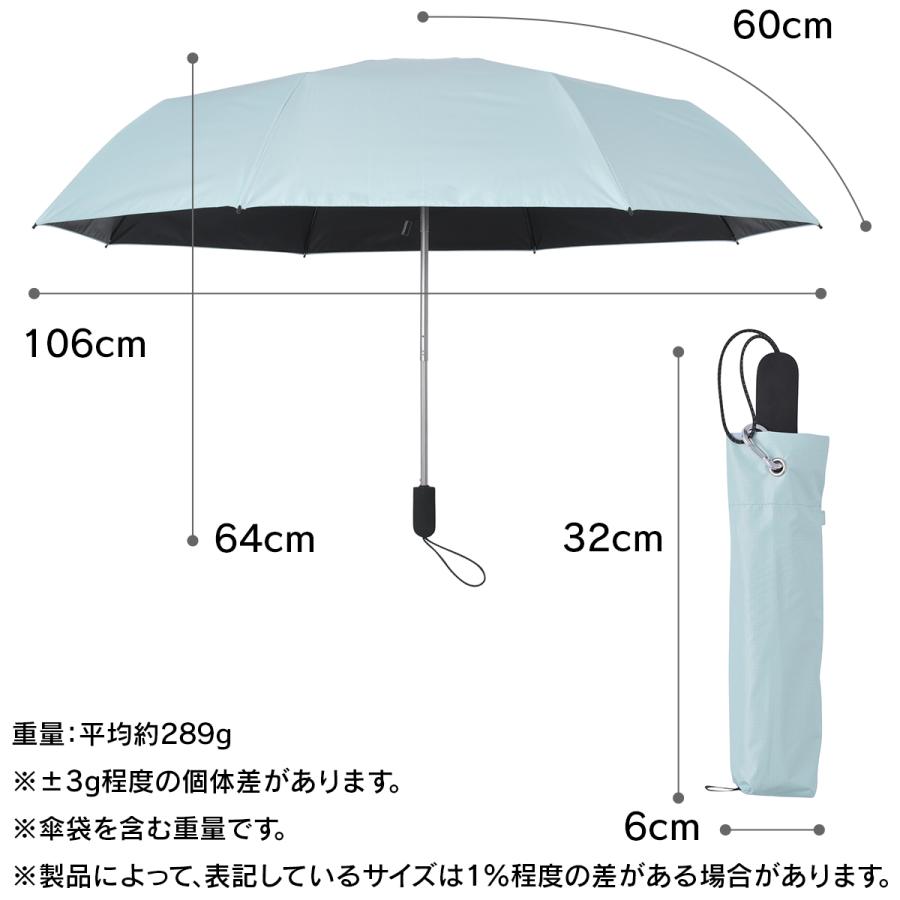 バグスロウ×アンベル タフネス ヒートブロック 折りたたみ傘 全天候型 晴雨兼用 完全遮光 遮熱 8本骨 A2756 | Amvel | 12