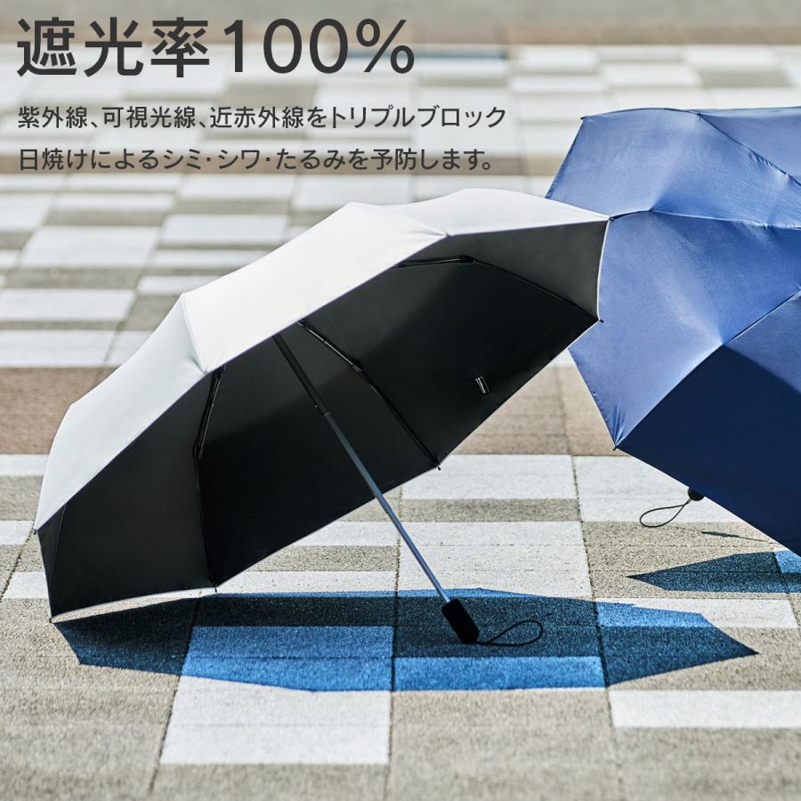 バグスロウ×アンベル タフネス ヒートブロック 折りたたみ傘 全天候型 晴雨兼用 完全遮光 遮熱 8本骨 A2756 | Amvel | 14