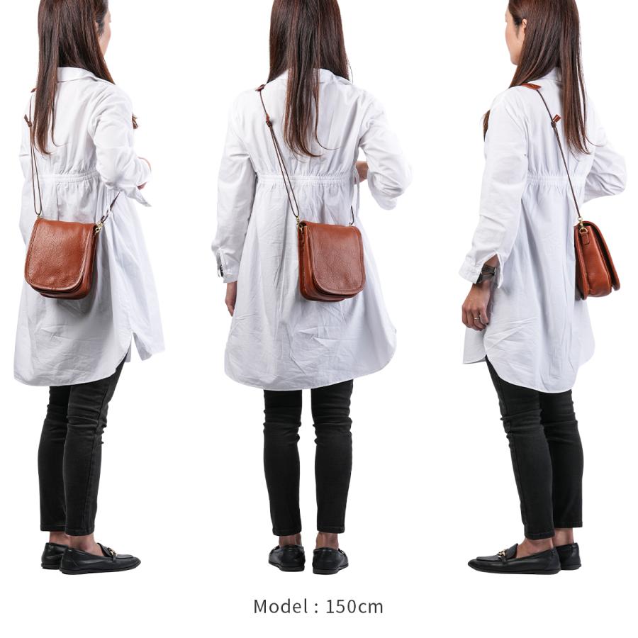 A_W アウ ショルダーバッグ メンズ レディース ブランド レザー 本革 斜めがけ 小さめ 縦型 ミニ フラップ MAILL BAG S AB-001 在庫限り | A_W | 07