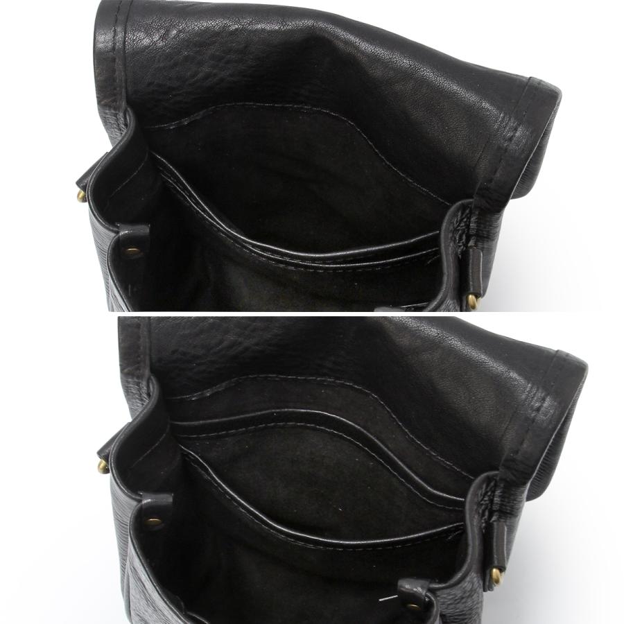 A_W アウ ショルダーバッグ メンズ レディース ブランド レザー 本革 斜めがけ 小さめ 縦型 ミニ フラップ MAILL BAG S AB-001 在庫限り | A_W | 10