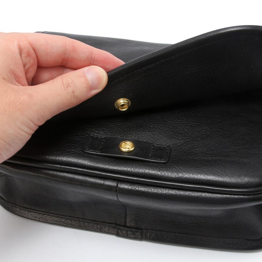 A_W アウ ショルダーバッグ メンズ レディース ブランド レザー 本革 斜めがけ 小さめ 横型 フラップ MAILL BAG M AB-002 在庫限り | A_W | 13