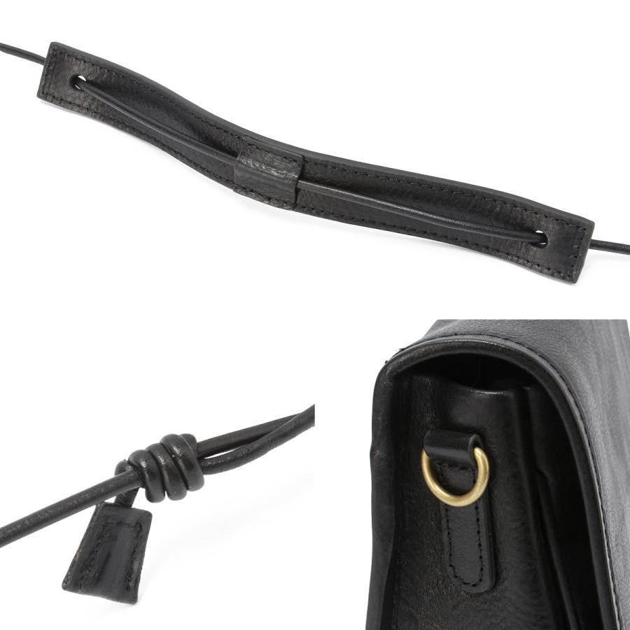 A_W アウ ショルダーバッグ メンズ レディース ブランド レザー 本革 斜めがけ 小さめ 横型 フラップ MAILL BAG M AB-002 在庫限り | A_W | 16