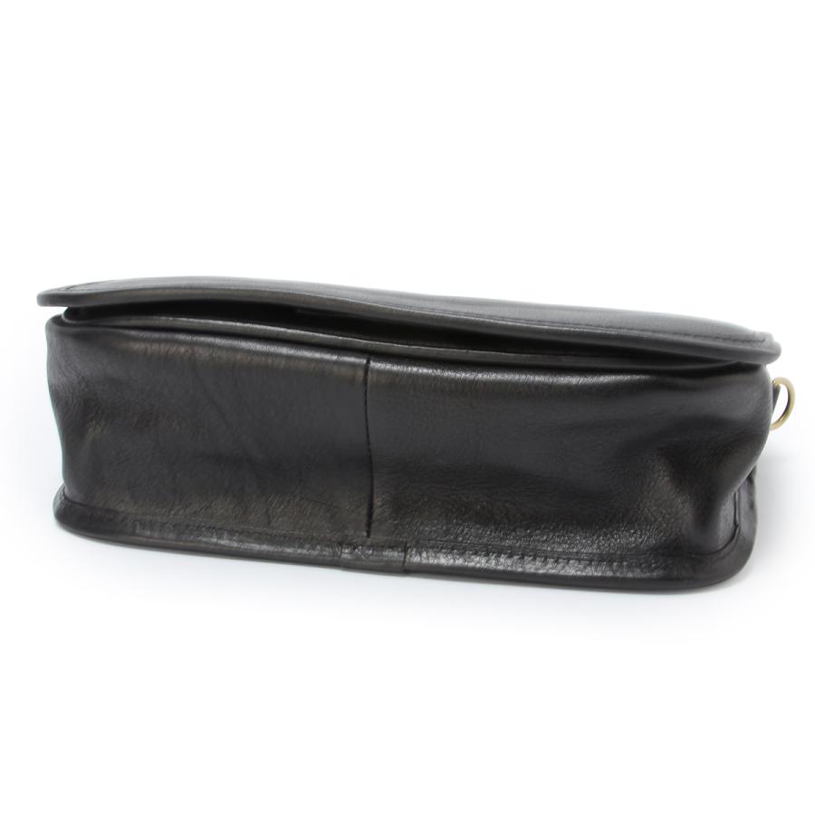 最大51% 2/17まで A_W アウ ショルダーバッグ メンズ レディース ブランド レザー 本革 斜めがけ 小さめ 横型 フラップ MAILL BAG M AB-002 在庫限り | A_W | 17