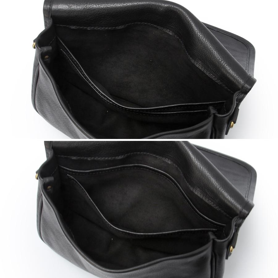 A_W アウ ショルダーバッグ メンズ レディース ブランド レザー 本革 斜めがけ 小さめ 横型 フラップ MAILL BAG M AB-002 在庫限り | A_W | 10