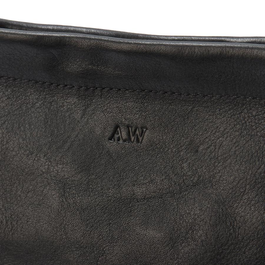 最大51% 2/17まで A_W アウ ショルダーバッグ サコッシュ メンズ レディース ブランド レザー 本革 軽量 斜めがけ 小さめ 縦型 薄型 薄マチ SACOCHE AB-003 | A_W | 12