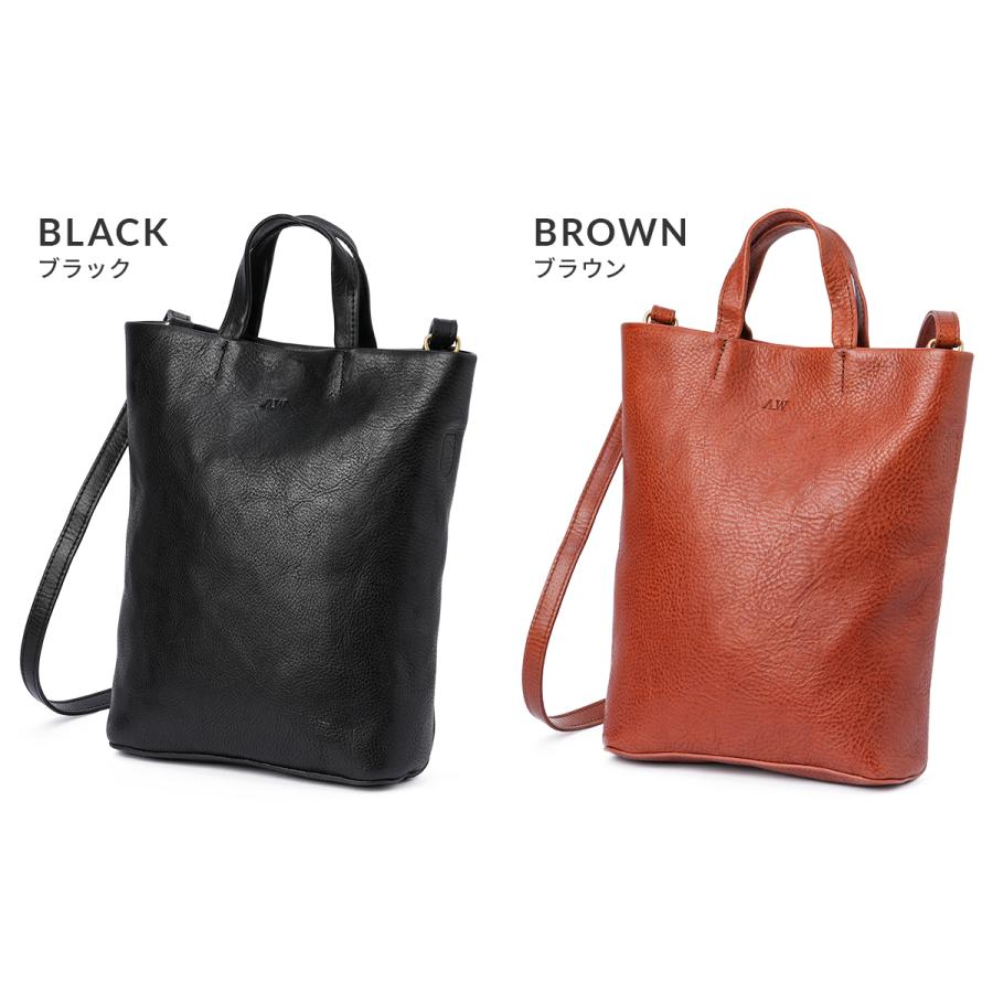最大51% 3/11限定 A_W アウ ショルダーバッグ メンズ レディース ブランド レザー 本革 軽量 小さめ 縦型 ミニトート 2WAY MINI SHOULDER AB-004 在庫限り | A_W | 04