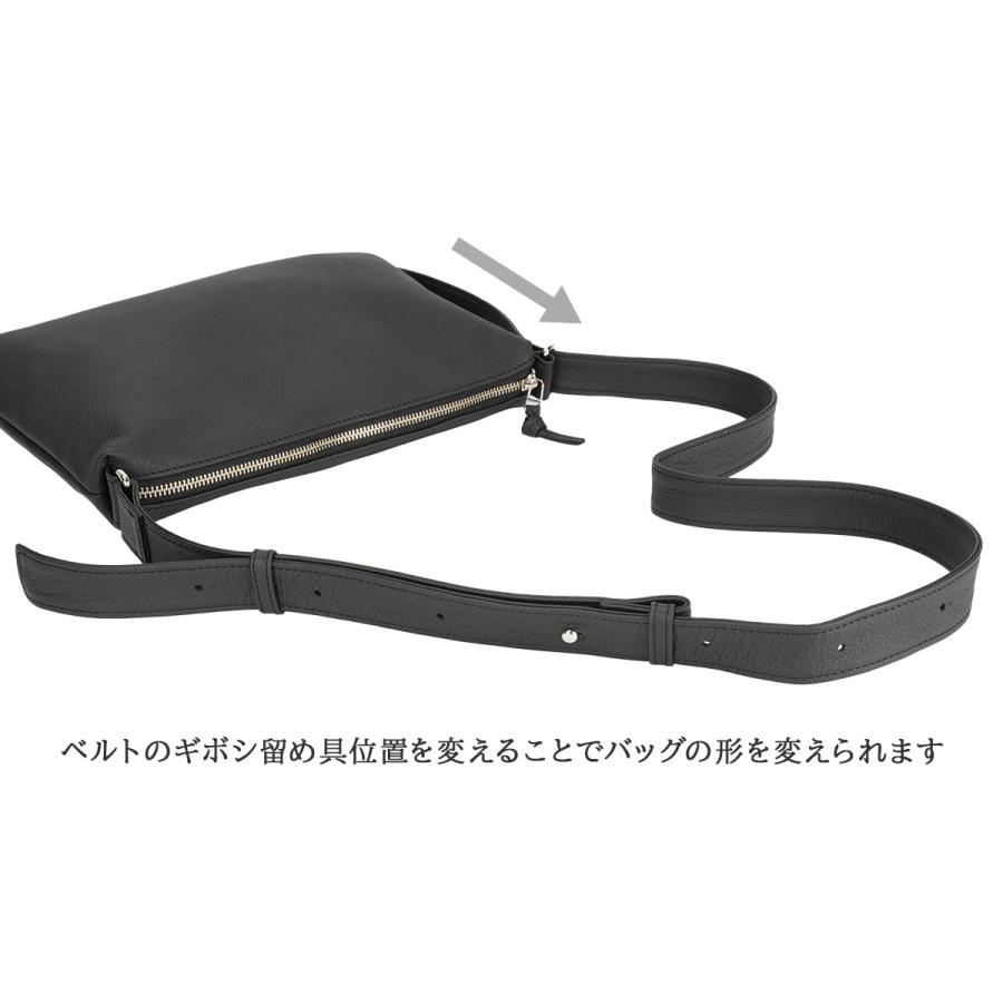 最大51% 8/30限定 A_W アウ フレキシブル 2WAY ボンサックショルダー ショルダーバッグ Sサイズ 本革 日本製 メンズ レディース ブランド Flexible AB-021 | A_W | 13