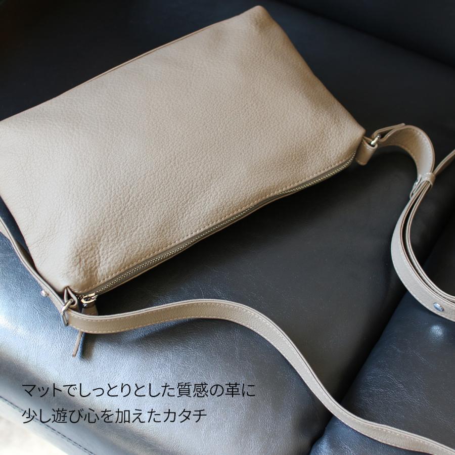 A_W アウ フレキシブル 2WAY ボンサックショルダー ショルダーバッグ Sサイズ 本革 日本製 メンズ レディース ブランド Flexible AB-021 | A_W | 05