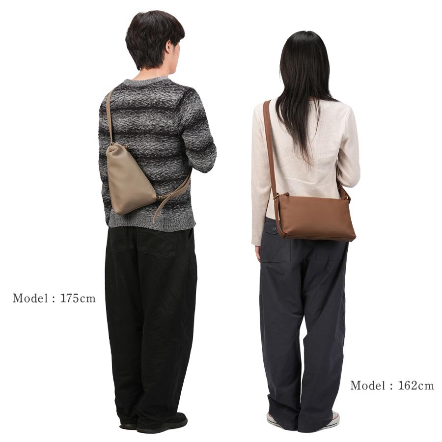 最大50% 8/7限定 A_W アウ フレキシブル 2WAY ボンサックショルダー ショルダーバッグ Sサイズ 本革 日本製 メンズ レディース ブランド Flexible AB-021 | A_W | 09