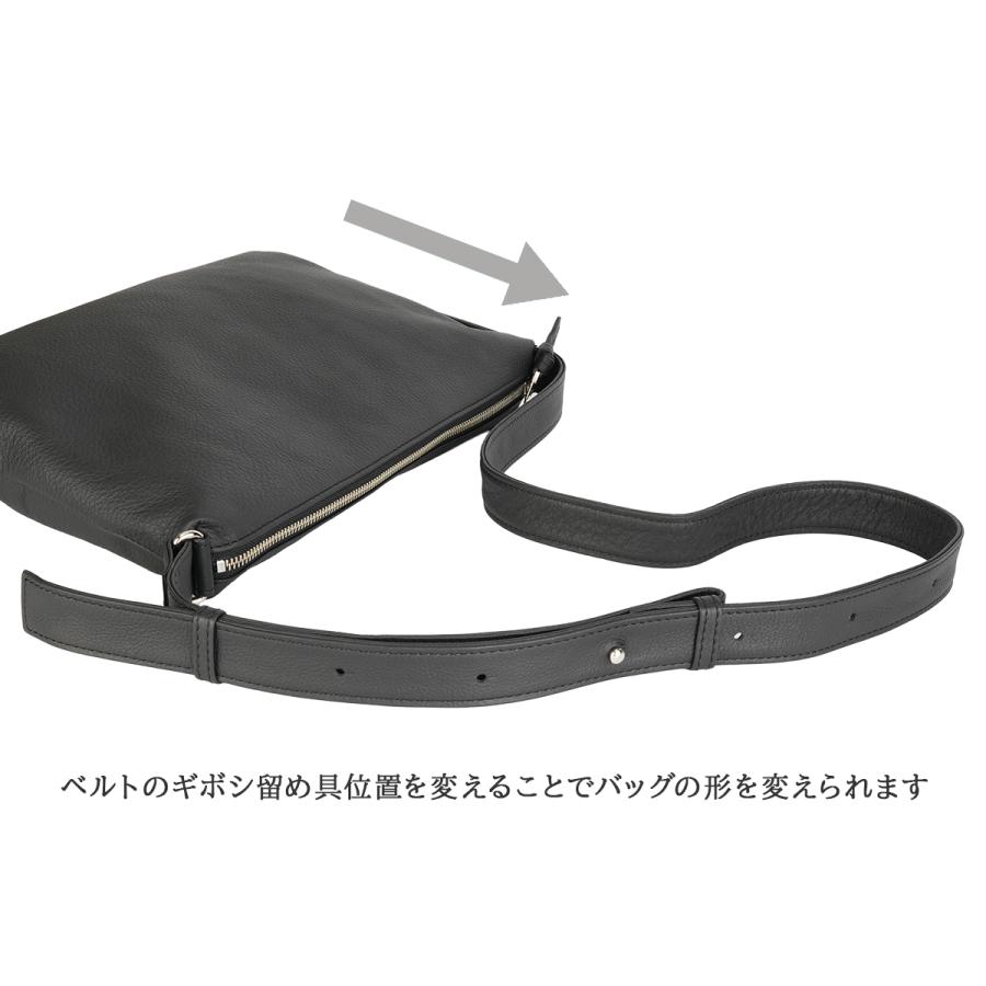 最大51% 8/9限定 A_W アウ フレキシブル 2WAY ボンサックショルダー ショルダーバッグ Mサイズ 本革 日本製 メンズ レディース ブランド Flexible AB-022 | A_W | 13