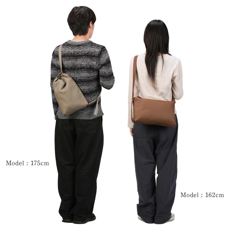 最大42% 4/28から A_W アウ フレキシブル 2WAY ボンサックショルダー ショルダーバッグ Mサイズ 本革 日本製 メンズ レディース ブランド Flexible AB-022 | A_W | 09