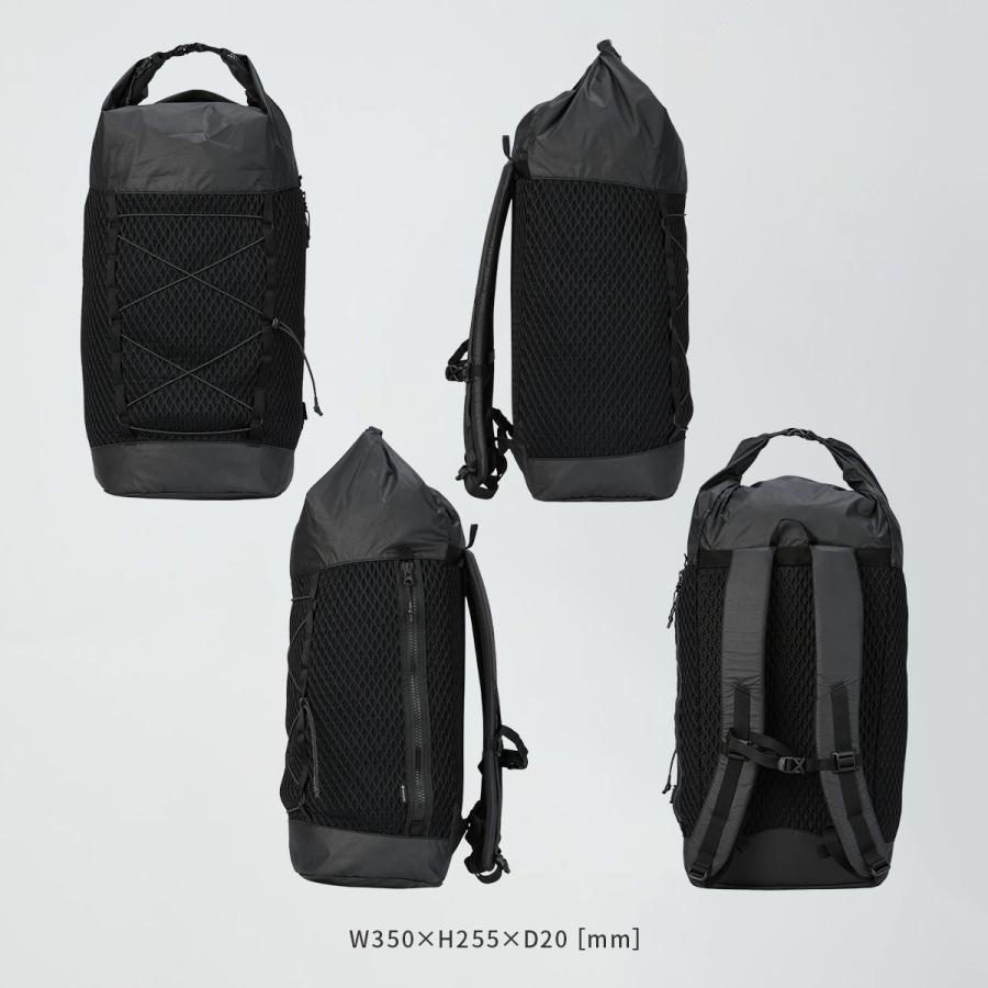 最大43% 1/27限定 スノーピーク ダブルフェイスメッシュ リュック バックパック メンズ レディース ブランド 撥水 軽量 A4 B4 35L Snow Peak AC-25SU407BK | snow peak | 03
