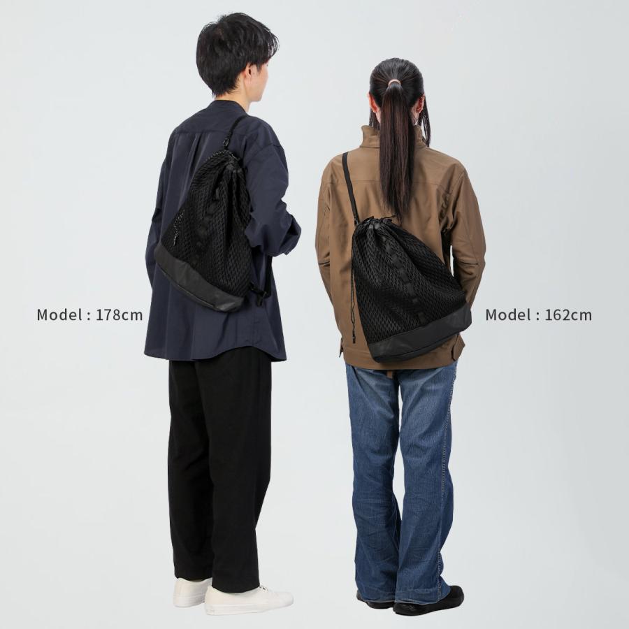 最大46% 9/15限定 スノーピーク ダブルフェイスメッシュ ショルダーバッグ メンズ レディース ブランド 撥水 A4 17L Snow Peak Double Face Mesh AC-25SU408BK | snow peak | 03